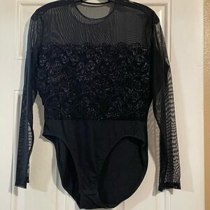 Black Long Sleeve Bodysuit